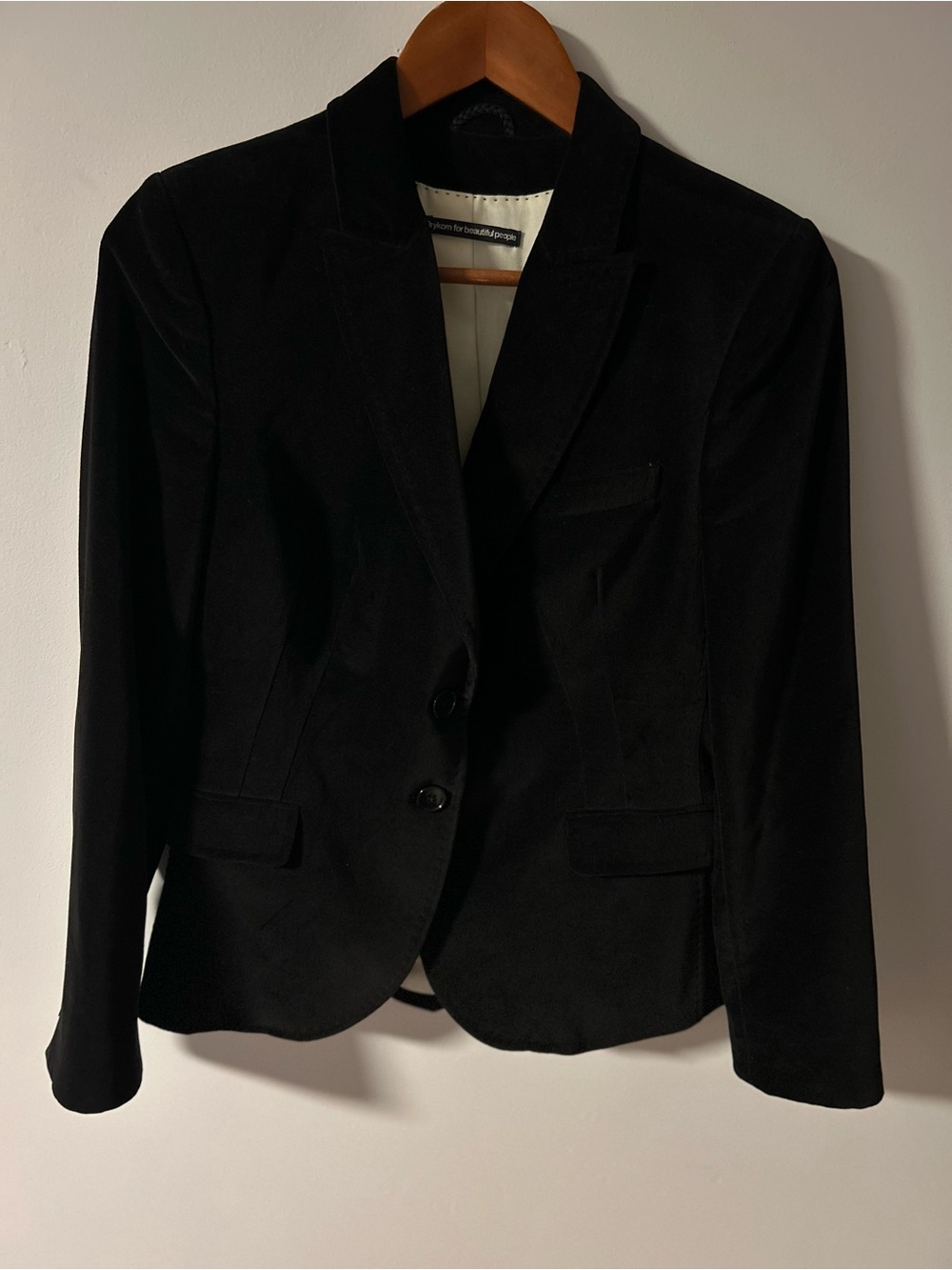 DRYKORN For Beautiful People, Classic Black Tailored Blazer - Size 4
